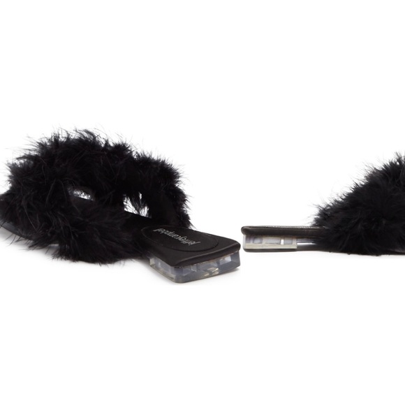 Acelynn Faux Fur Slide Sandal- Jeffrey Campbell - Picture 3 of 4